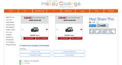 Desktop Screenshot of c.happycodings.com