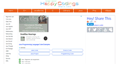 Desktop Screenshot of java.happycodings.com