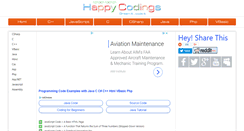 Desktop Screenshot of happycodings.com